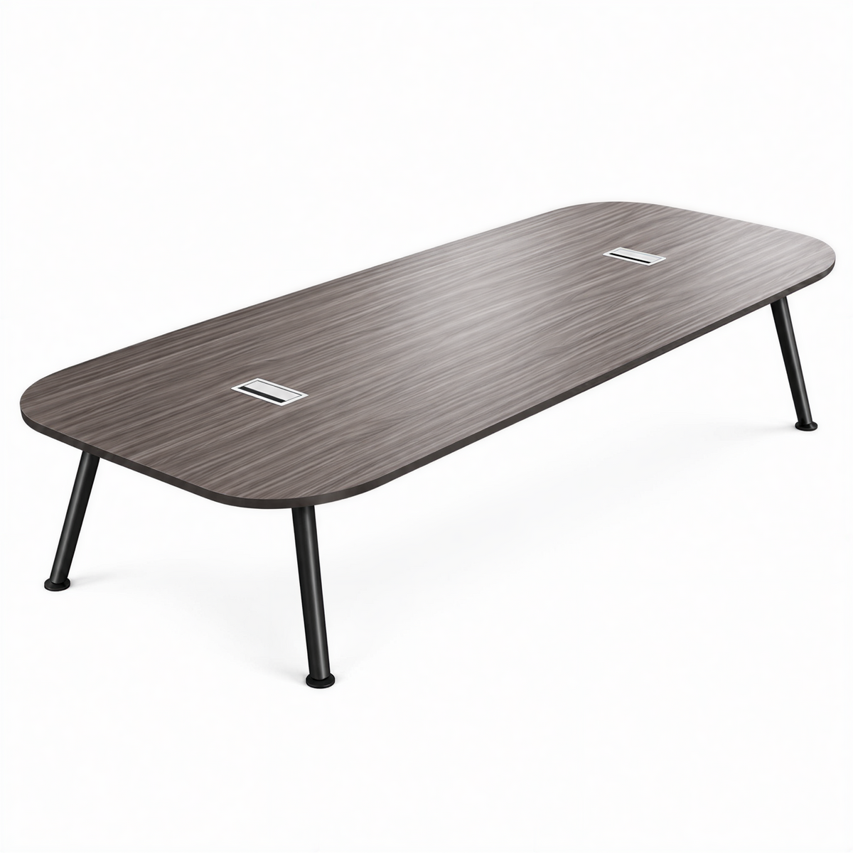 Modern Boardroom Table with Two-Tone Design and Custom Sizes