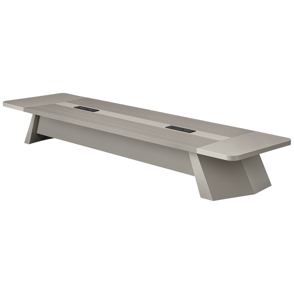 Executive Conference Table with Architectural Design