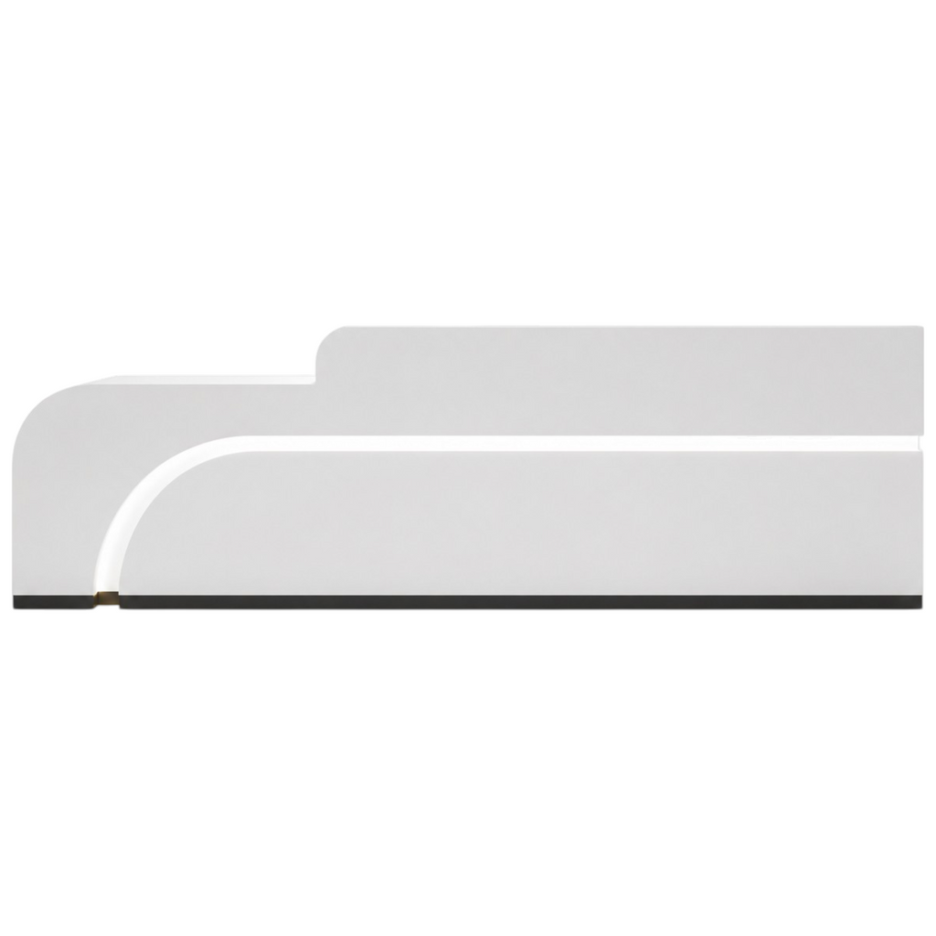 Premium Curved Reception Counter