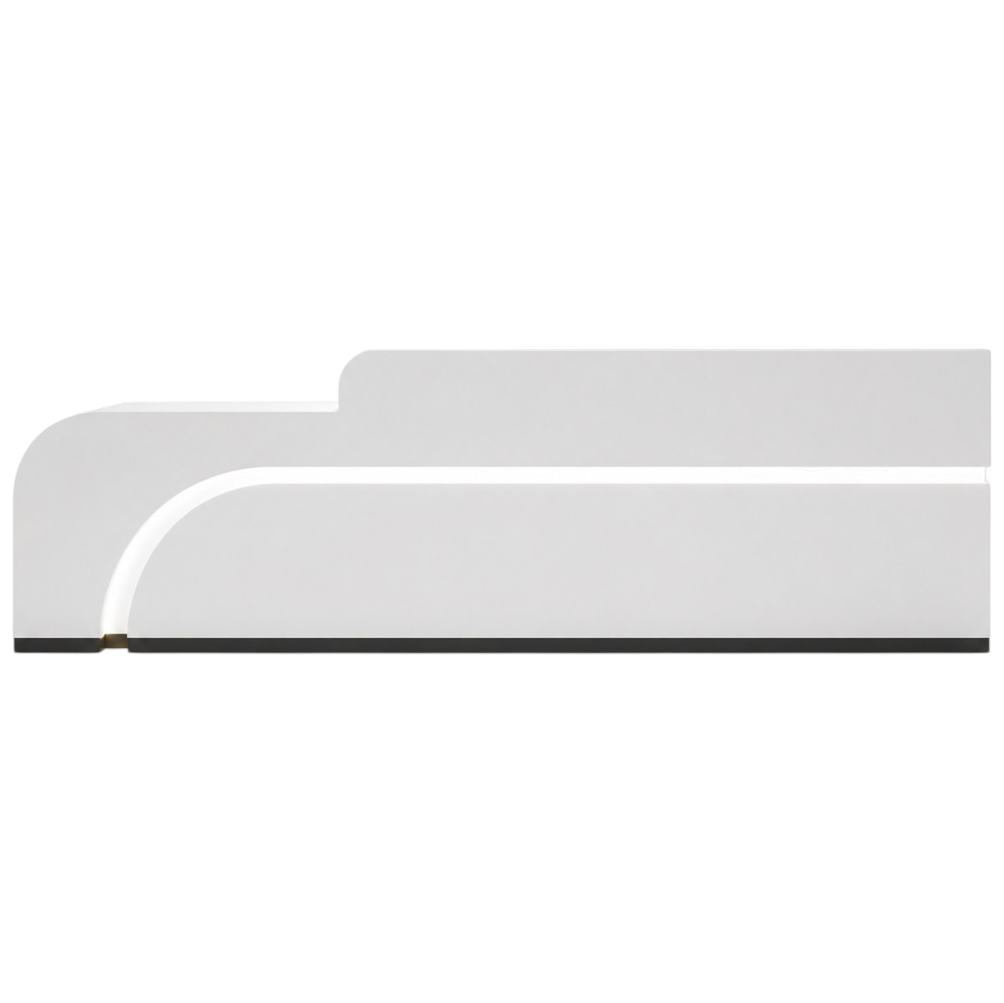 Premium Curved Reception Counter