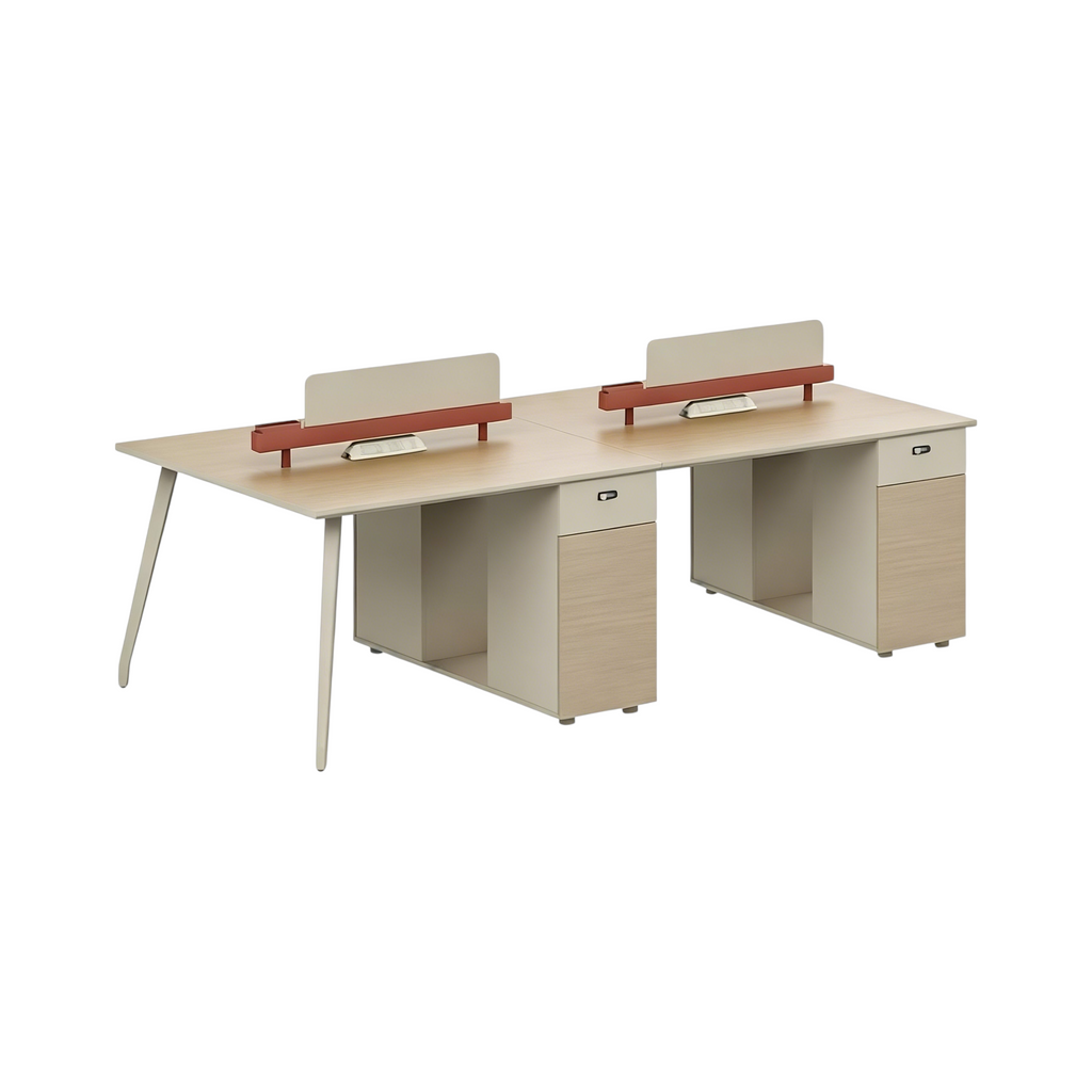 Compact Sturdy Office Desk Set for Small Workspaces