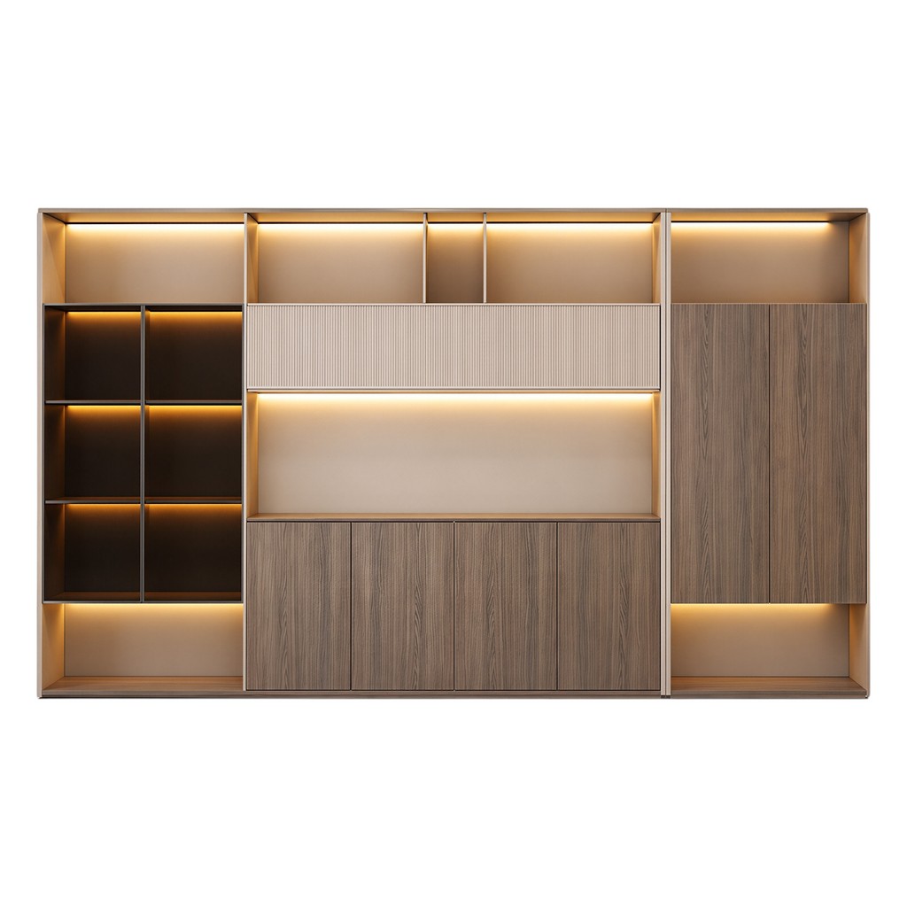 LED Storage Wall for Professional Offices