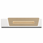 Contemporary Reception Counter with LED Lighting, Lockable Storage and Custom Logo