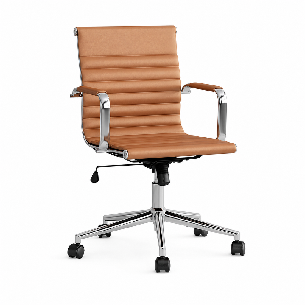 Ergonomic Leather Executive Chair with Tilt Function