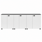 Contemporary Modular Office Storage Cabinet with Secure Custom Option