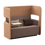 Modern Privacy Lounge Sofa with Side Table