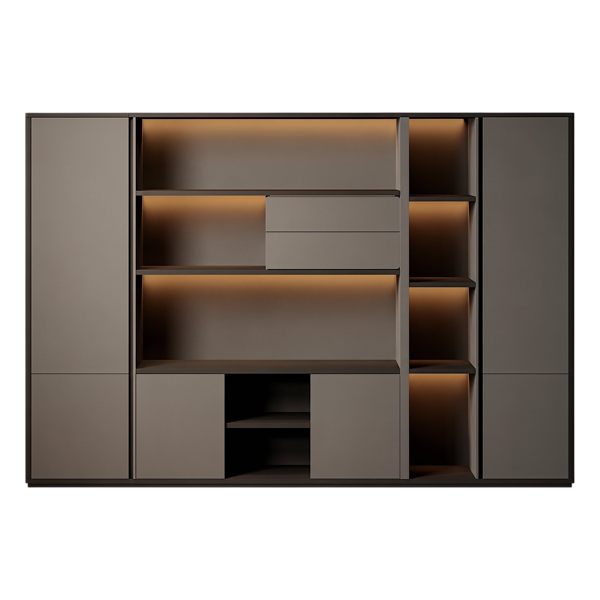 Integrated Executive Cabinet and Display System