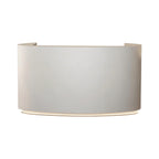 Sleek Sculpted Reception Counter with Backlit LED Base for Salons and Wellness Clinics