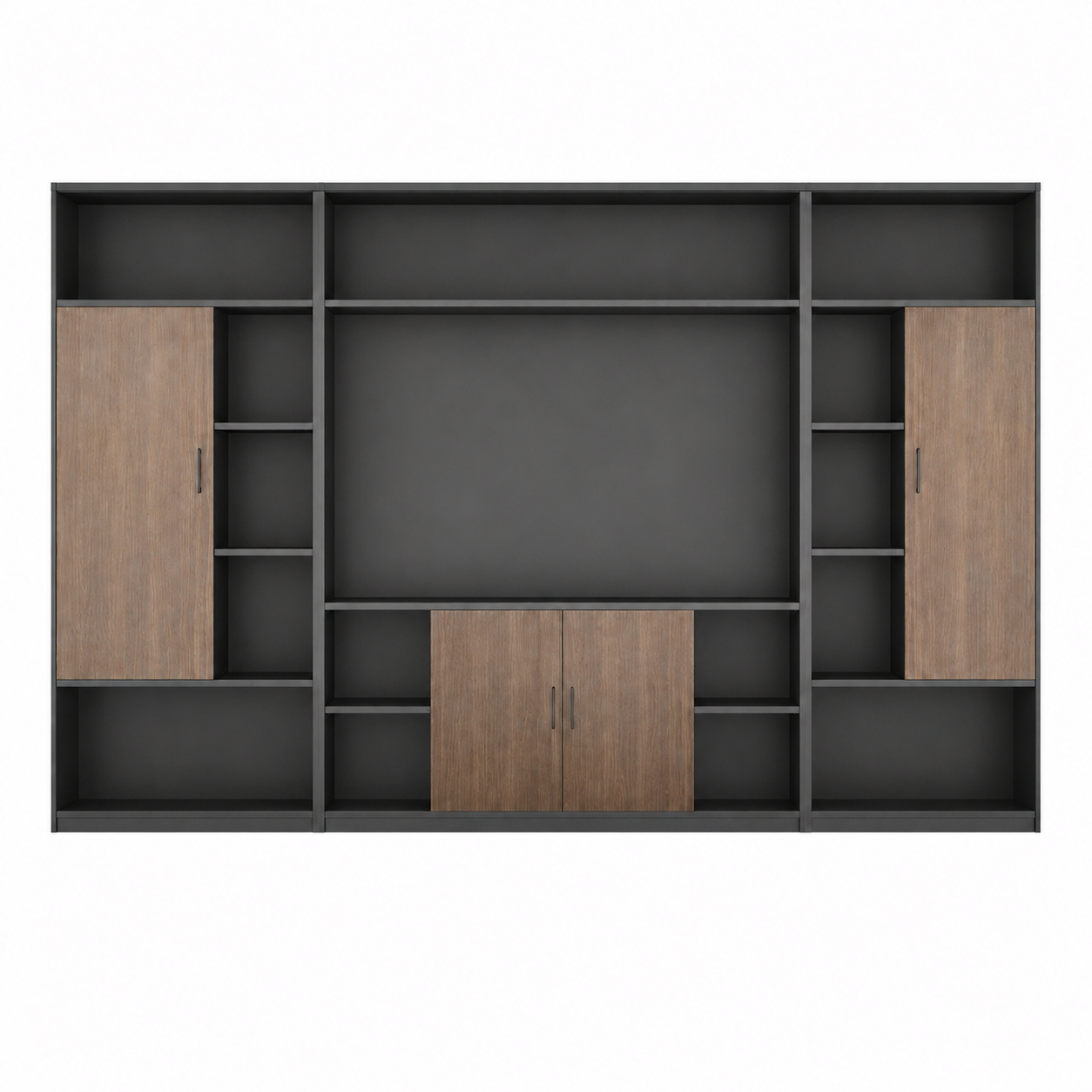 Executive Office Filing Cabinet with LED Display Shelving