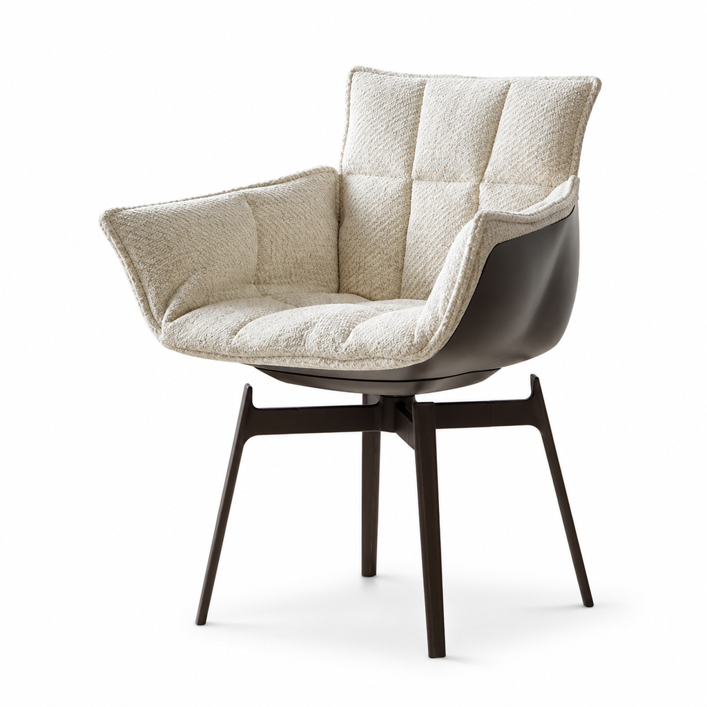 Modern Upholstered Home Office Armchair