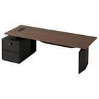 Modern Executive Standing Desk With Storage