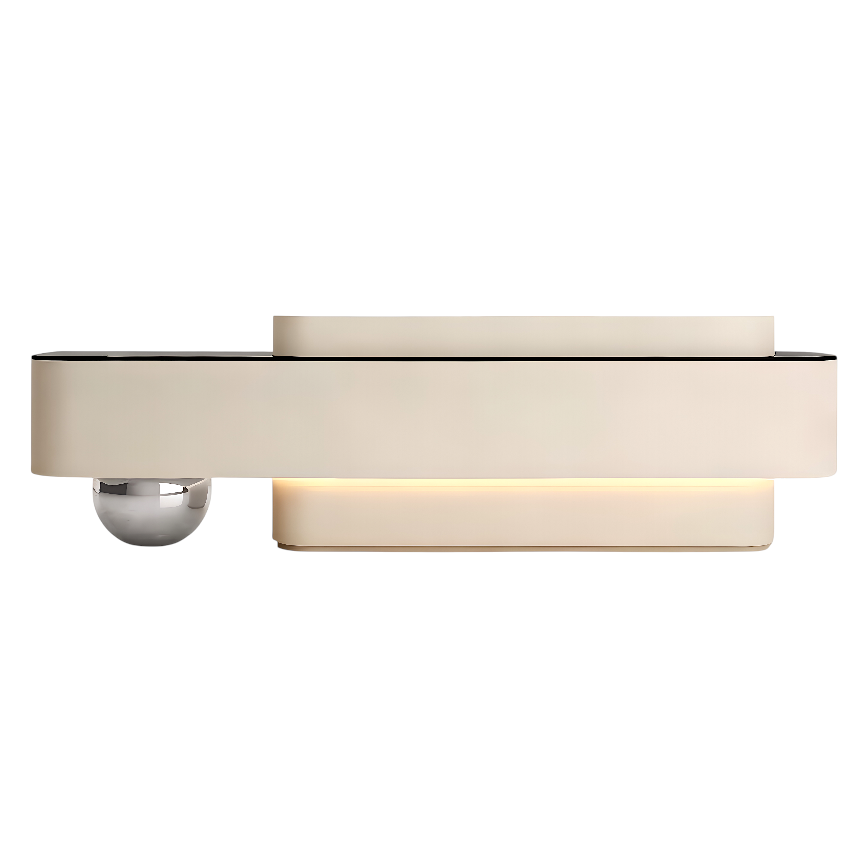 Premium Front Counter with Rounded Edge Design