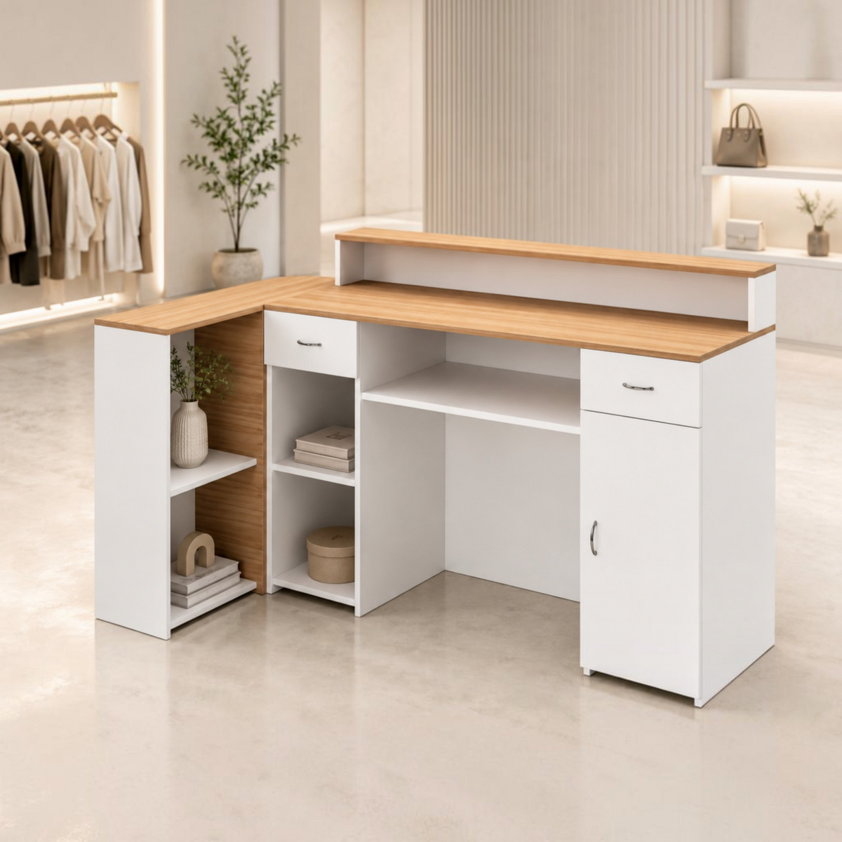 Modern Boutique Reception Counter