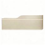 Sleek LED Reception Desk with Secure Storage for Modern Salon Spaces
