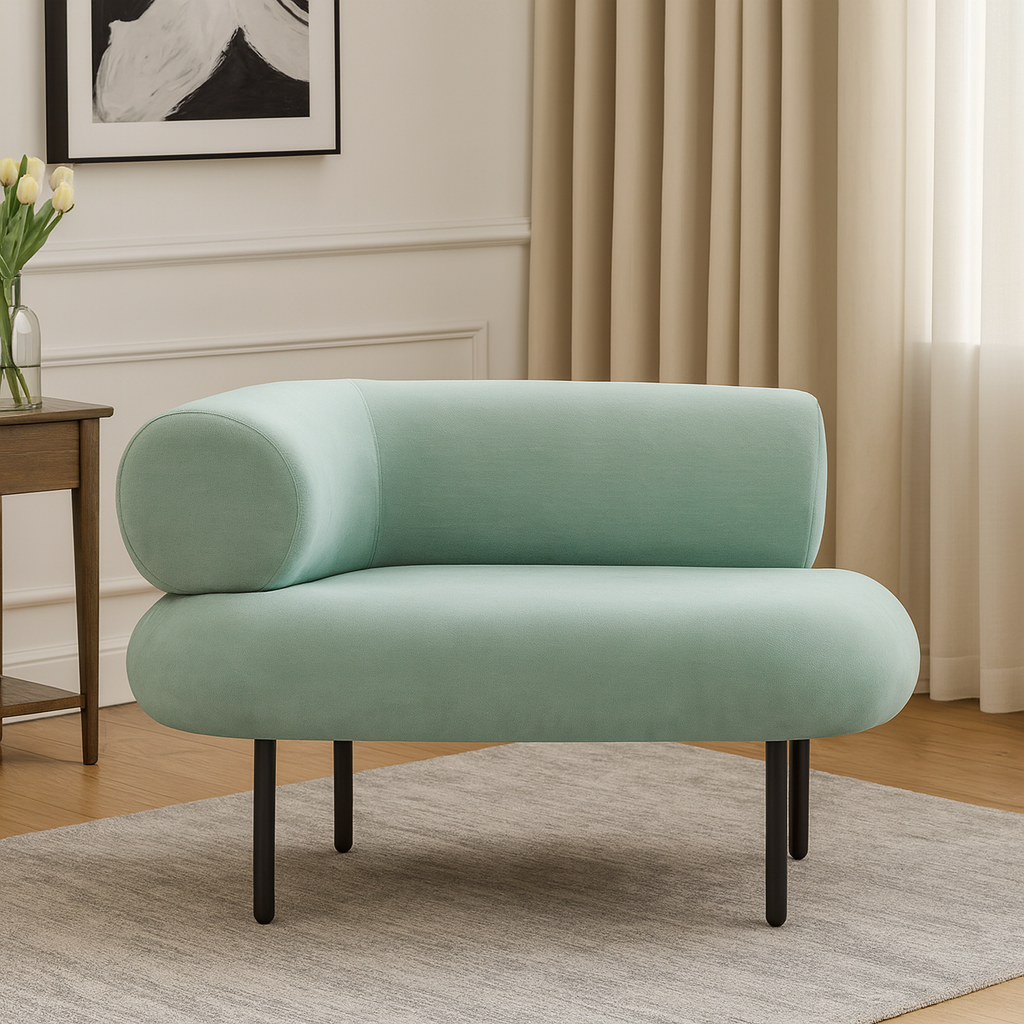 Reception Lounge Seating with Contemporary Curved Design