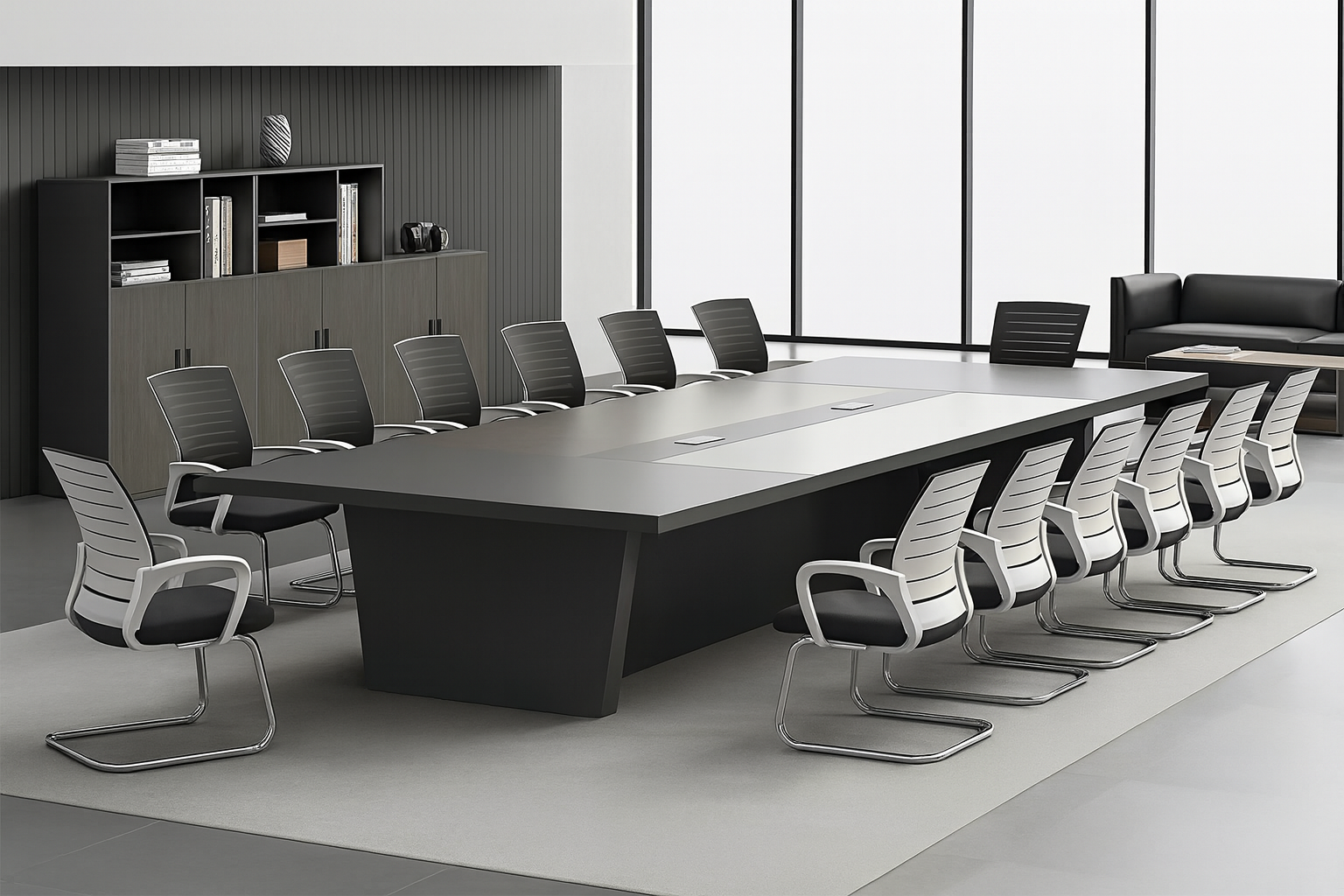 Conference Table in Contemporary Style with Commercial Laminate Finish