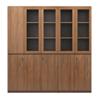 Classic Walnut Executive Display Cabinet