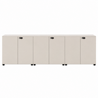 Contemporary Modular Office Storage Cabinet with Secure Custom Option