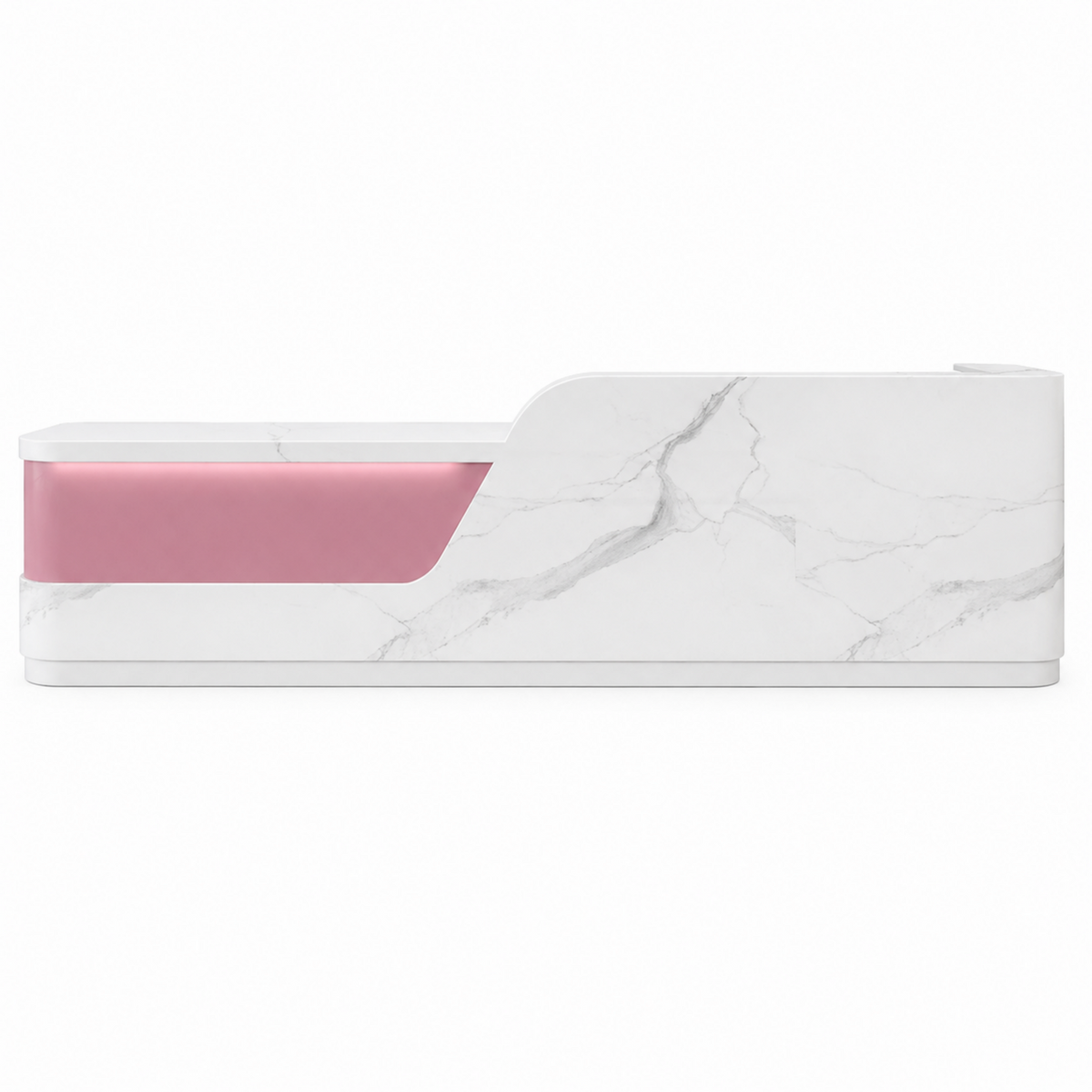 Contemporary Right-Angle Reception Desk for Professional Spaces