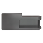 Modern Reception Desk with Display Shelf