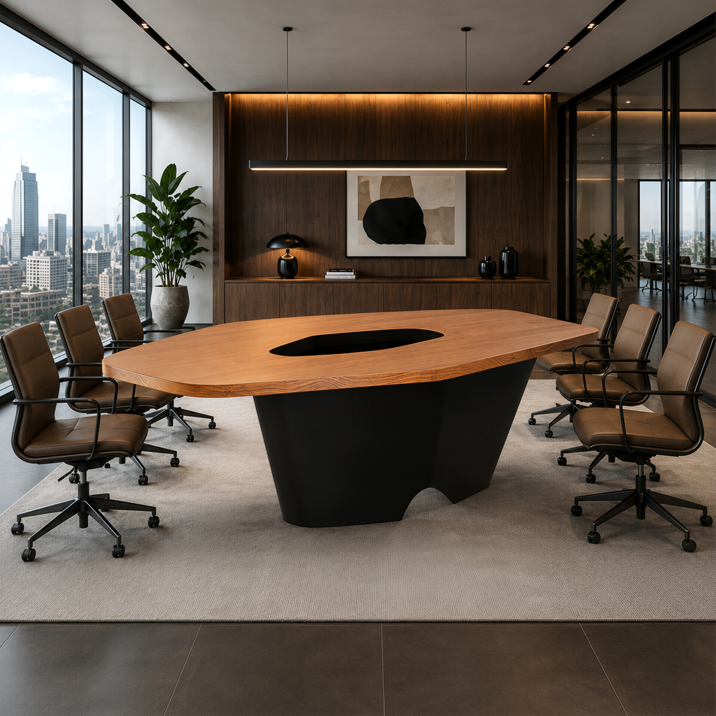 Sculptural Executive Boardroom Table