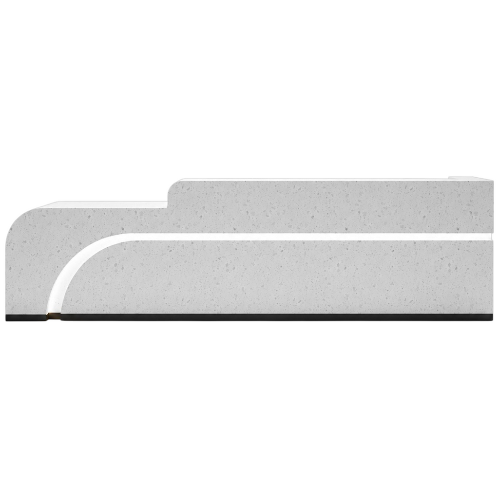 Premium Curved Reception Counter