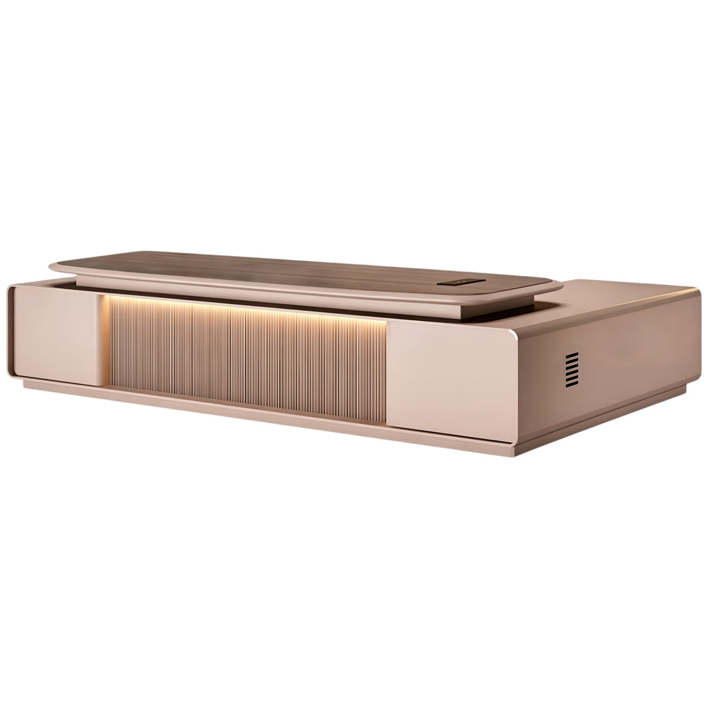 Premium Boss Desk with Storage Return