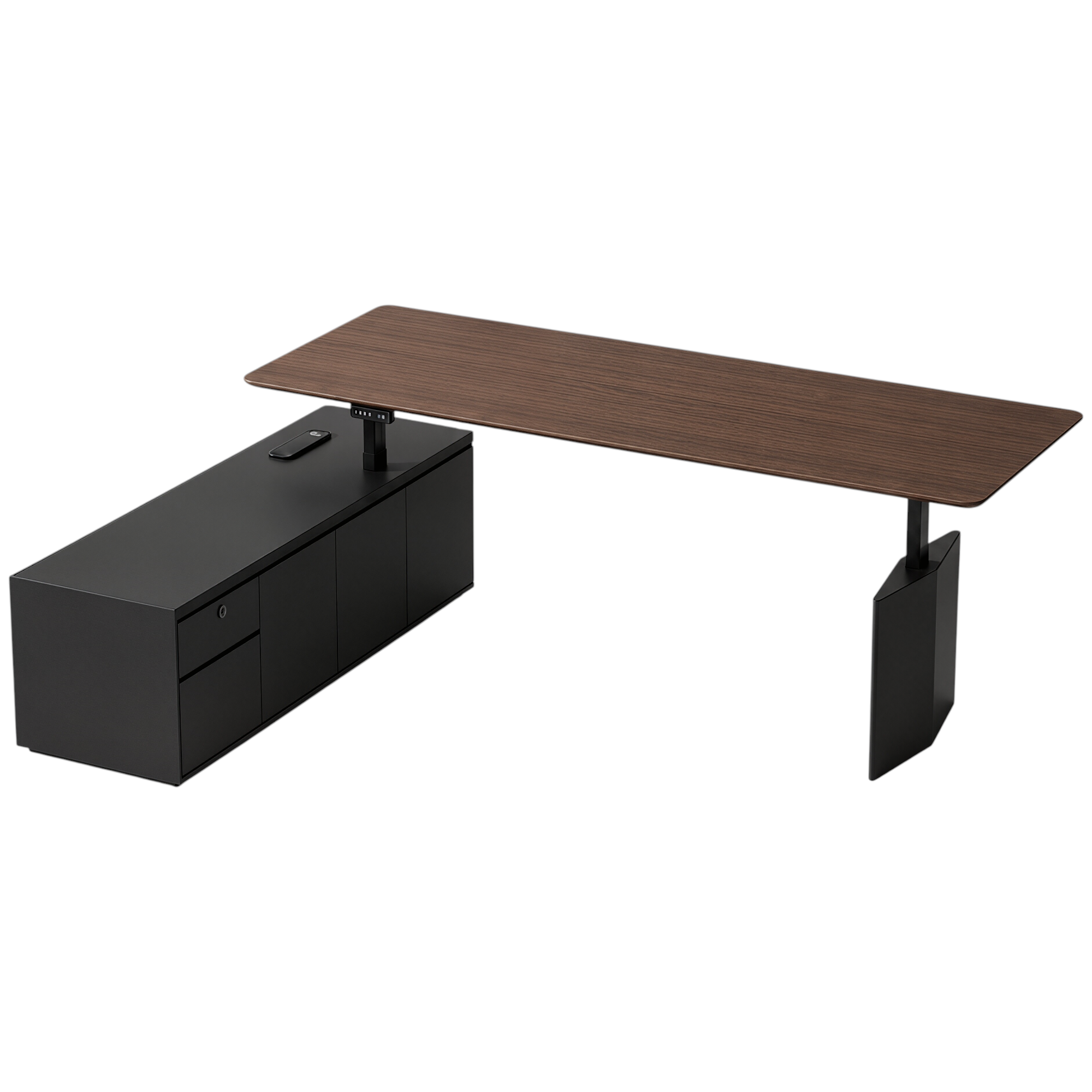 Modern Executive Standing Desk With Storage