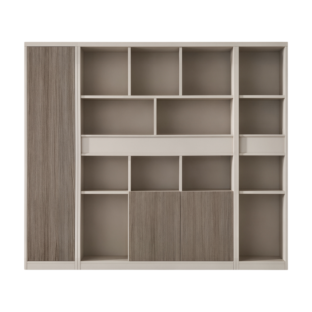 Executive Office Cabinet with Mixed Storage