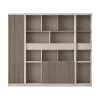 Executive Office Cabinet with Mixed Storage