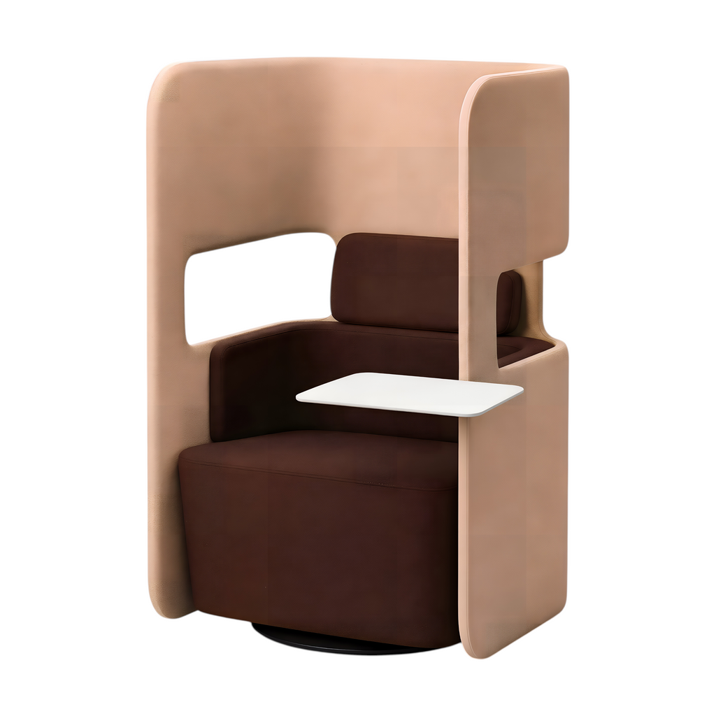 Modern Privacy Lounge Sofa with Side Table