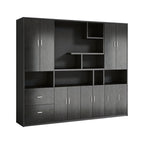 Executive Bookcase Cabinet with File Storage