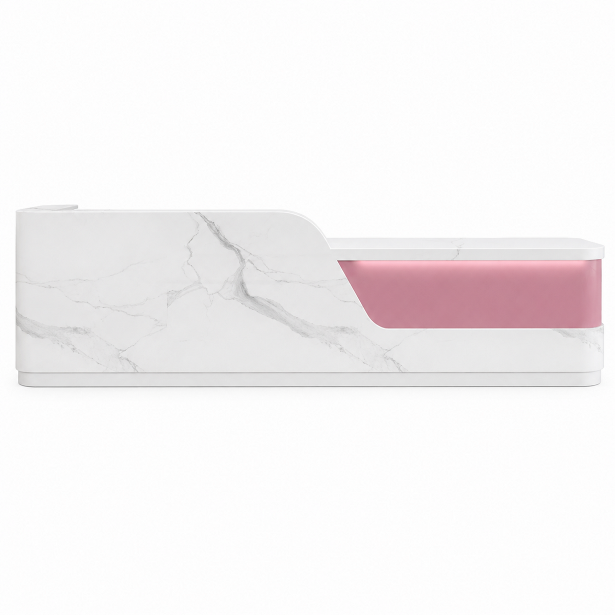 Contemporary Right-Angle Reception Desk for Professional Spaces