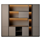 Integrated Executive Cabinet and Display System