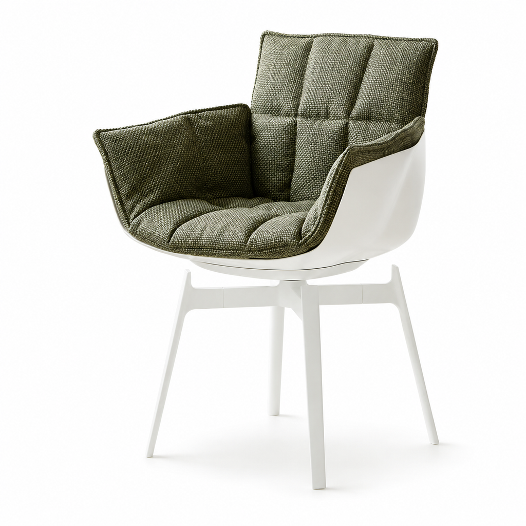 Modern Upholstered Home Office Armchair