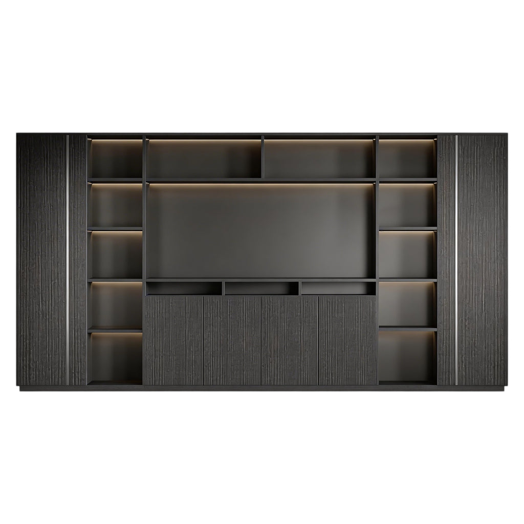Executive Office Display and Storage Wall Unit