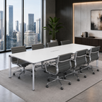 Premium Aluminium Frame Conference Table