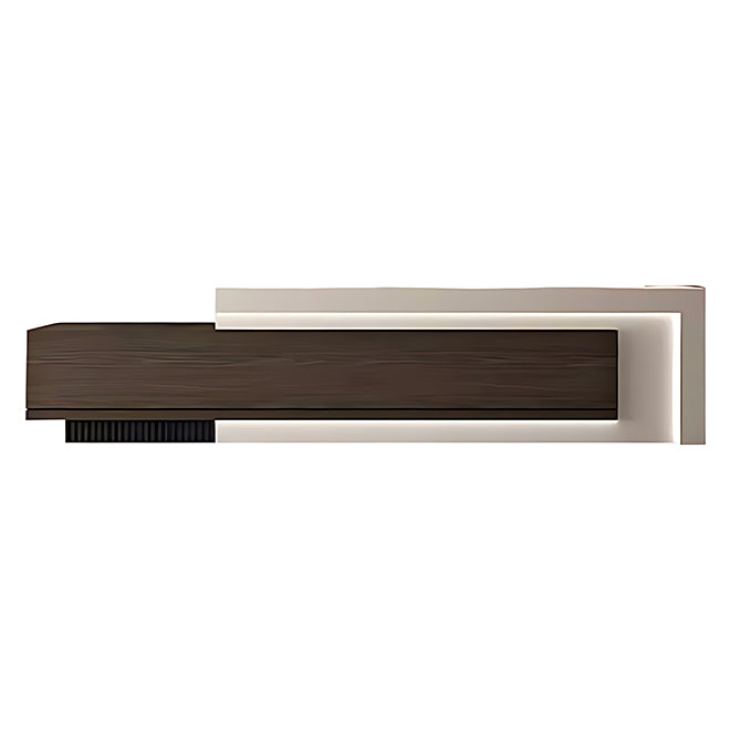 Sleek Modern Reception Desk with Ambient Lighting for Professional Workspaces