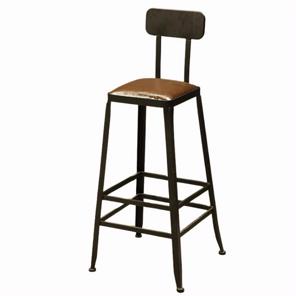 Hospitality Bar-Height Table with Padded Stools