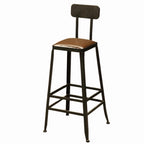 Hospitality Bar-Height Table with Padded Stools
