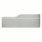 Sleek LED Reception Desk with Secure Storage for Modern Salon Spaces