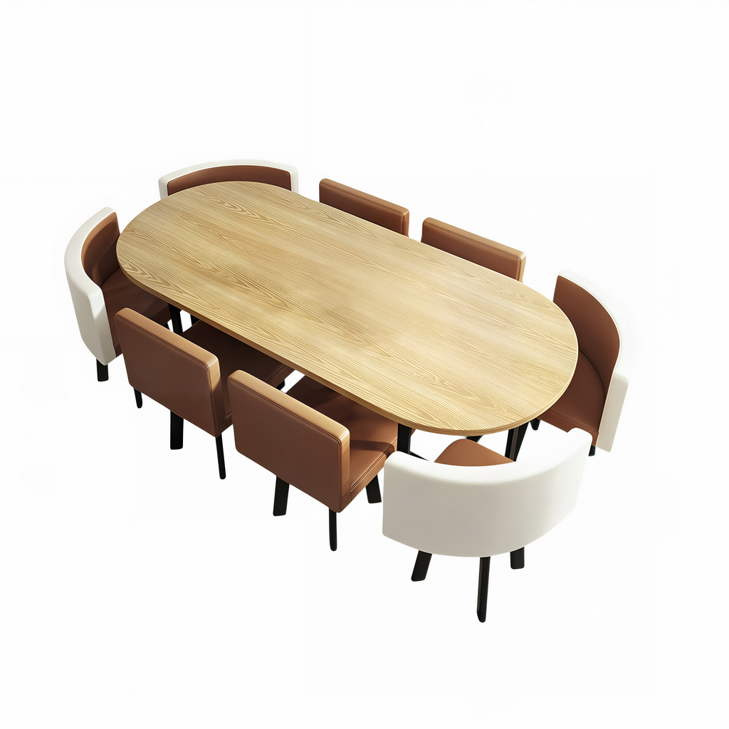 Premium Conference Table with Curved Ends