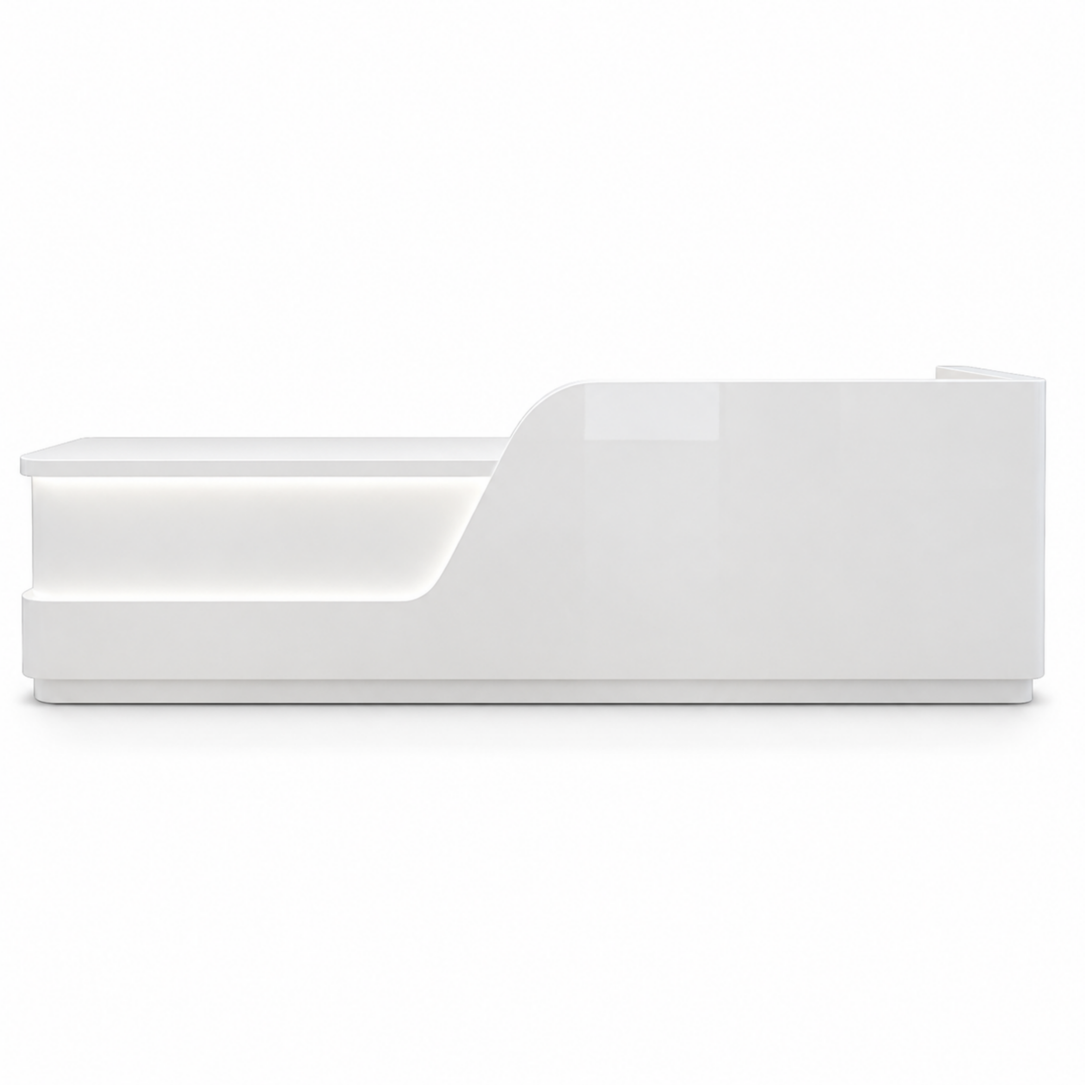 Contemporary Right-Angle Reception Desk for Professional Spaces