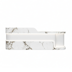 Modern Dual Level Reception Desk With Smooth High Gloss Lacquer Surface