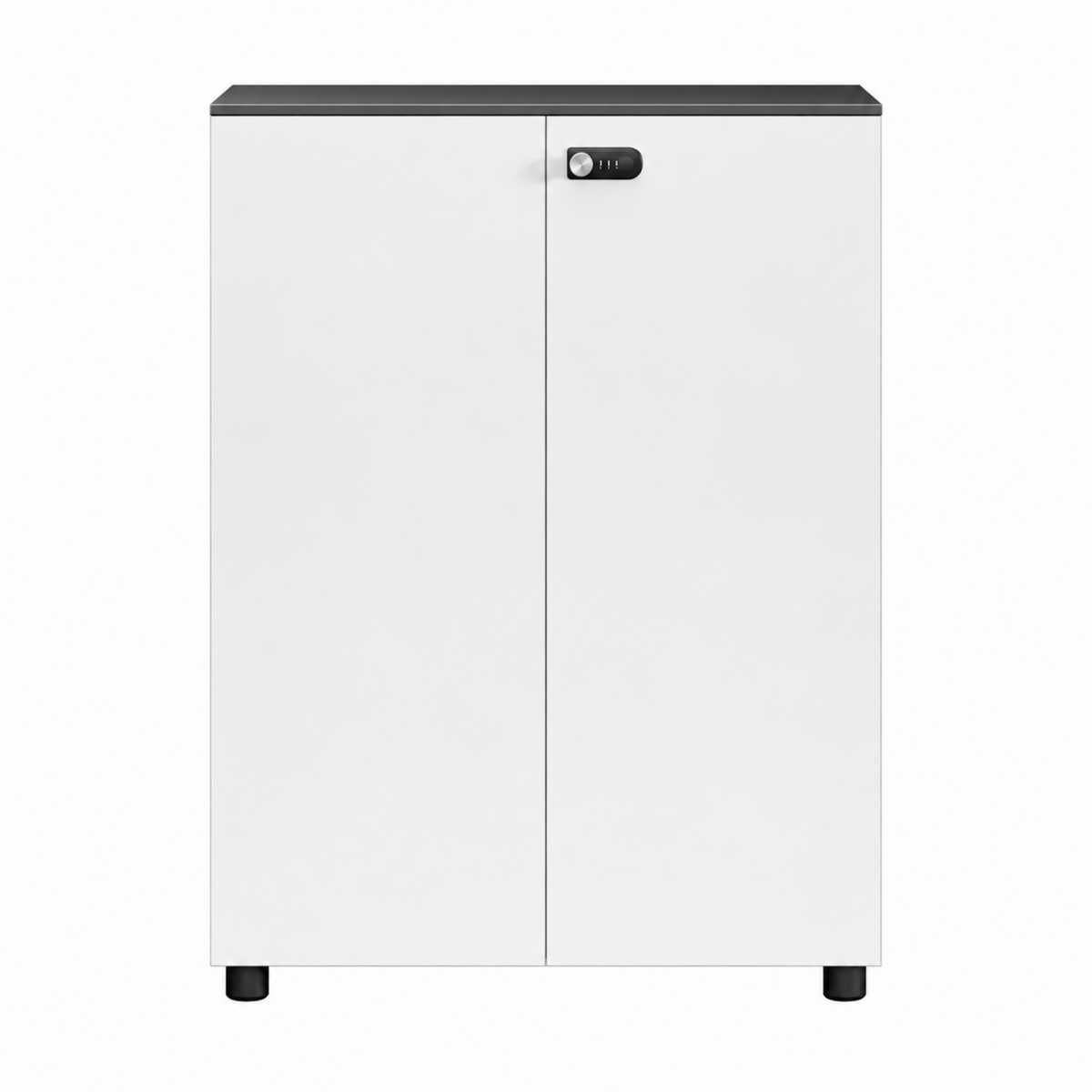 Contemporary Modular Office Storage Cabinet with Secure Custom Option