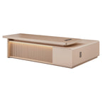 Premium Boss Desk with Storage Return