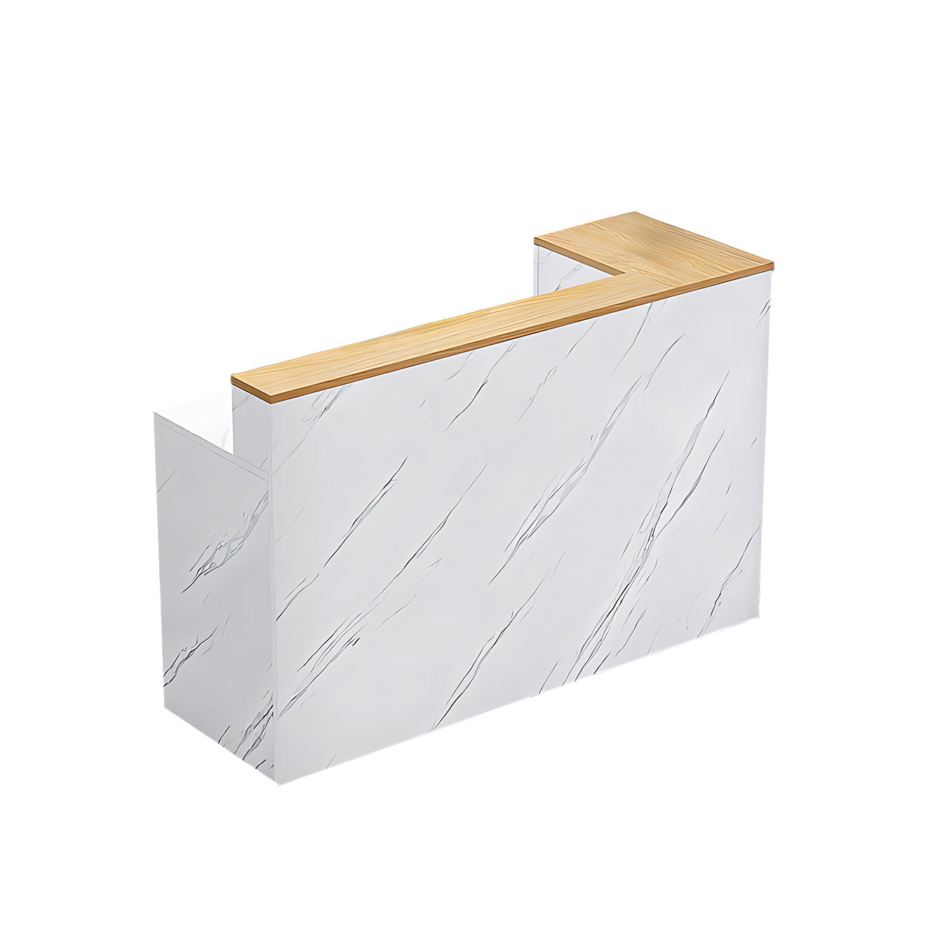 Compact Checkout Counter Reception Desk for Stores