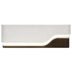 Luxury LED Curved Reception Counter