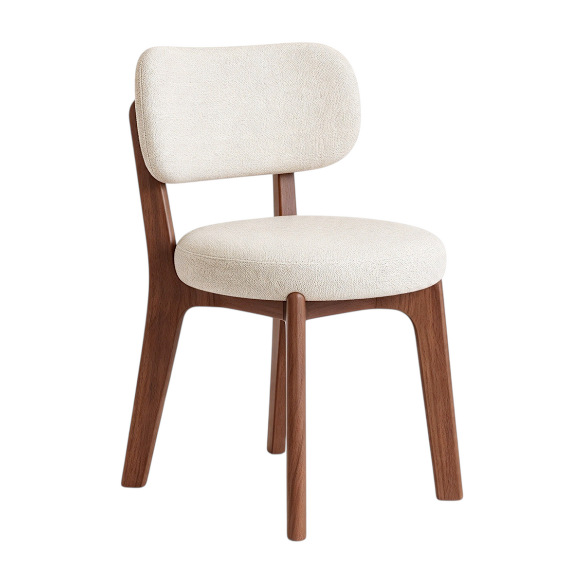 Modern Timber Dining Chair with Custom Upholstery Options