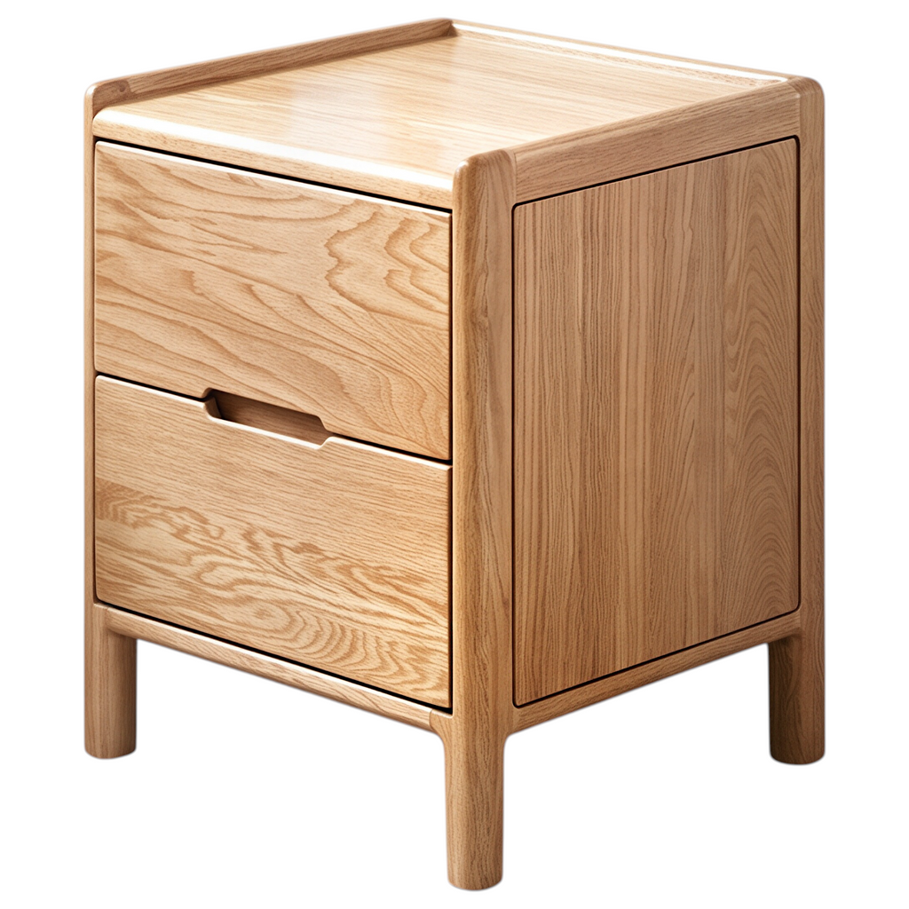 Minimalist Timber Bedside Table Series with Drawers for Everyday Bedroom Storage